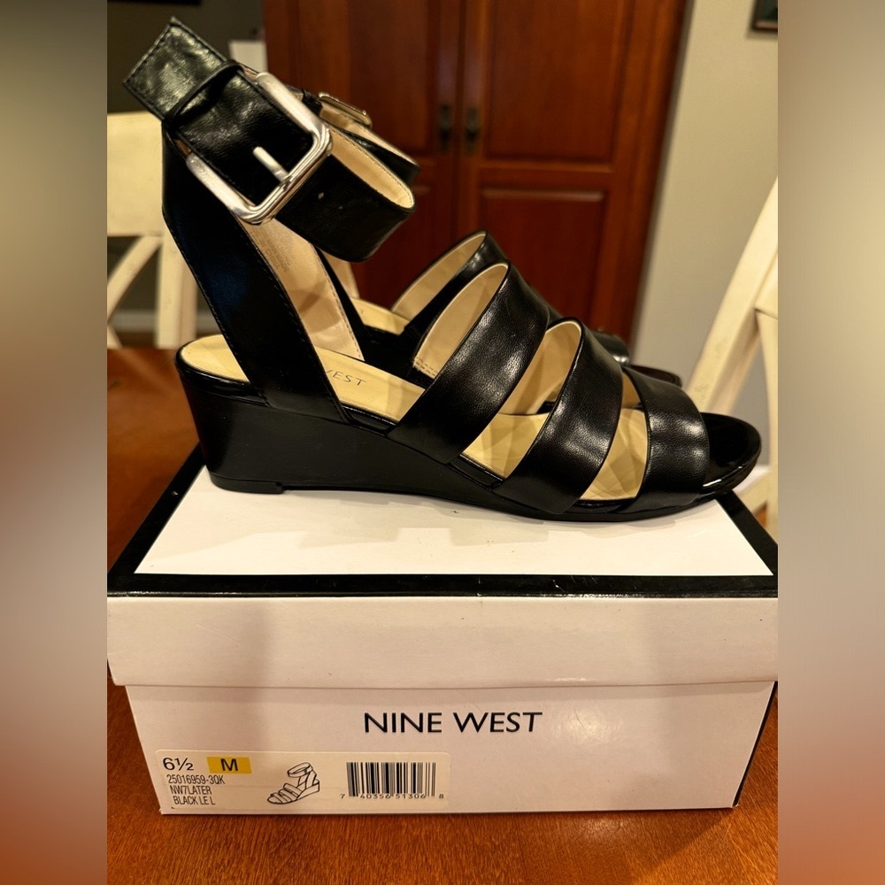 Nine West wedge sandals. Brand new! Never worn!